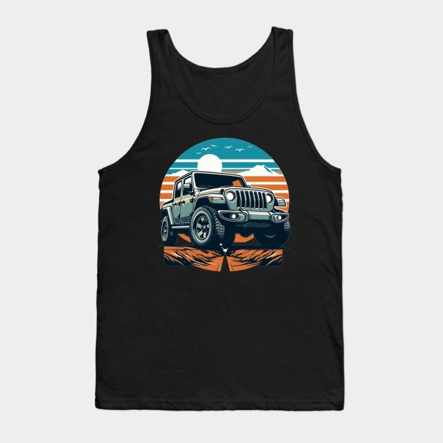 Jeep Gladiator Tank Top by Vehicles-Art